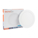 Tecnolite Lámpara LED Downlight para Techo Empotrable Bucaramanga VIII, Interiores, Luz Blanca Neutra, 18W, 1200 Lúmenes, Blanco, para Casa