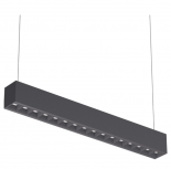 Tecnolite Lámpara LED para Techo Nagoya II, Regulable, Interiores, Luz Neutra, 40W, 4500 Lúmenes, Negro, para Iluminación Comercial