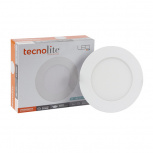 Tecnolite Lámpara LED Downlight para Techo Empotrable Bucaramanga VI, Interiores, Luz de Día, 6W, 320 Lúmenes, Blanco, para Casa