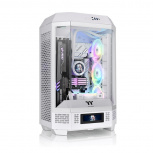 Gabinete Thermaltake The Tower 300 con Ventana, Micro-Tower, Mini-ITX/Micro ATX, USB 3.1, sin Fuente, 2 Ventiladores Instalados, Blanco