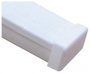 Thorsman Tapa Final Canaleta TMK1720, Blanco, 1 Pieza