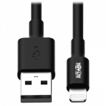 Tripp Lite by Eaton Cable Lightning Macho - USB Macho, 1.8 Metros, Negro