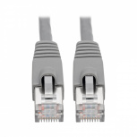 Tripp Lite by Eaton Cable Patch Cat6a STP Blindado sin Enganches RJ-45 Macho - RJ-45 Macho, 90cm, Gris