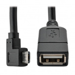 Tripp Lite by Eaton Cable Micro USB B Macho - USB A Hembra, 15cm, Negro