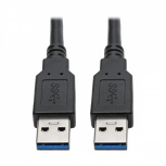 Tripp Lite by Eaton Cable USB Macho - USB Macho, 1.8 Metros, Negro