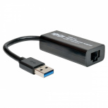 Tripp Lite by Eaton USB 3.0 A Macho - RJ-45 Hembra, Negro