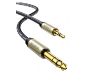 Ugreen Cable AUX 3.5mm Macho - 6.3mm Macho, 5 Metros, Negro