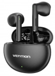 Vention Audífonos Intrauriculares con Micrófono NBKB0, True Wireless Stereo, Inalámbrico, Bluetooth, USB-C, Negro