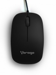 Mouse Vorago Óptico MO-206, Alámbrico, USB, 2400DPI, Negro