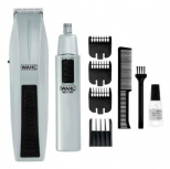 Wahl Kit Rasuradora Mustache, 4 Cabezales, Negro/Plata