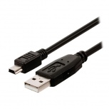 X-Case Cable USB A Macho - Mini-USB B, 1 Metro, Negro