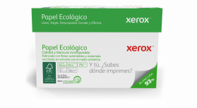 Xerox Papel Ecologico 75 g/m², 5000 Hojas Oficio, Blanclura 93%