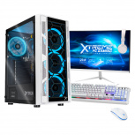 Computadora Gamer Xtreme PC Gaming CM-05451, AMD Ryzen 7 5700G 3.80GHz, 16GB, 500GB SSD, Wi-Fi, Windows 10 Prueba, Blanco ― incluye Monitor Curvo 23.8