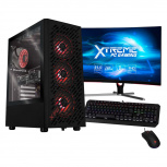 Computadora Gamer Xtreme PC Gaming CM-60418, AMD Ryzen 7 5700X 3.40Hz, 32GB, 1TB SSD, Wi-Fi, NVIDIA GeForce RTX 4060, Windows 10 Prueba, Negro ― incluye Monitor Curvo 31.5