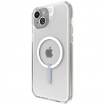 Zagg Funda Crystal Palace con MagSafe para iPhone 15/14 Plus, Transparente