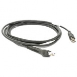 Zebra Cable USB A, 2.1 Metros, Gris