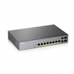 Switch Zyxel Gigabit Ethernet GS1350-12HP, 10 Puertos 10/100/1000/ (8 PoE) + 2 Puertos SFP, 100 Gbit/s, 8000 Entradas - Administrable