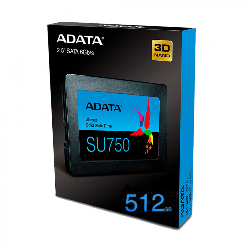 SSD Adata SU750, 512GB, SATA III, 2.5", 7mm