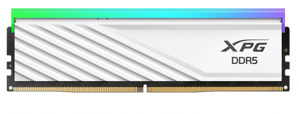 Memoria RAM Adata Lancer Blade DDR5, 6000MHz, 16GB, CL48, XMP/EXPO, Blanco 