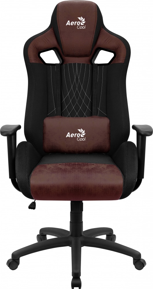 Aerocool Silla Gamer EARL, hasta 150Kg, Negro/Rojo