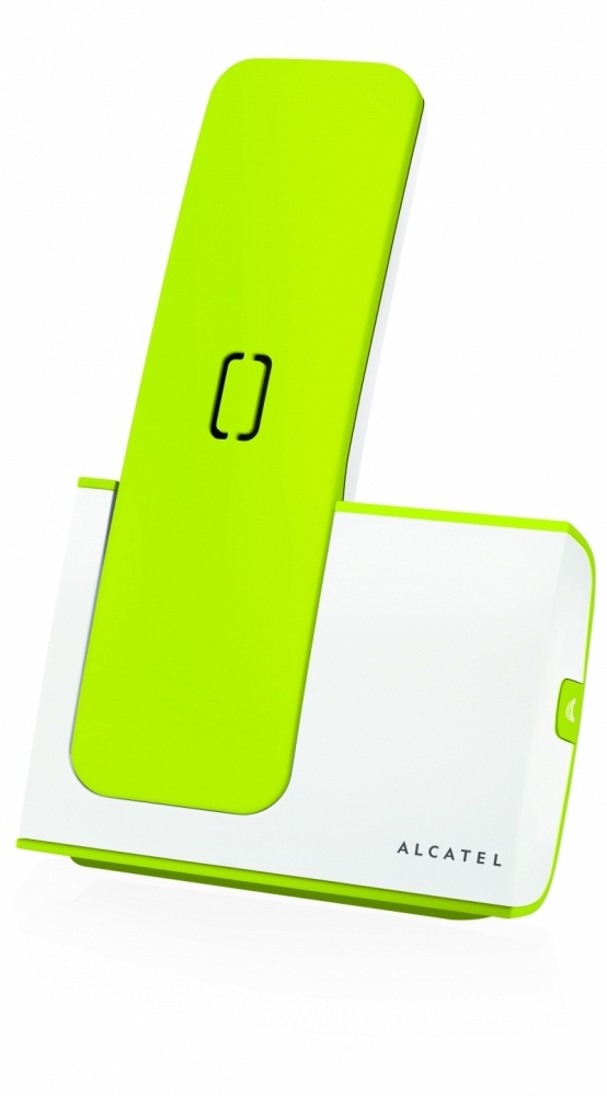 Alcatel Teléfono Inalámbrico G280, DECT, 1 Auricular, Altavoz, Blanco/Verde