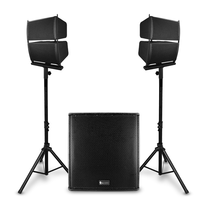 Alien Sistema Lineal de Audio X-ARRAY 18, 18", Bluetooth, 2.1 Canales, 600W RMS, Negro