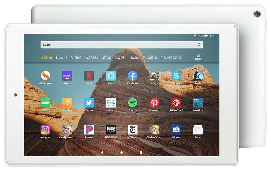 Tablet Amazon Fire 10", 32GB, 1920 x 1200 Pixeles, Fire OS, Bluetooth, Blanco