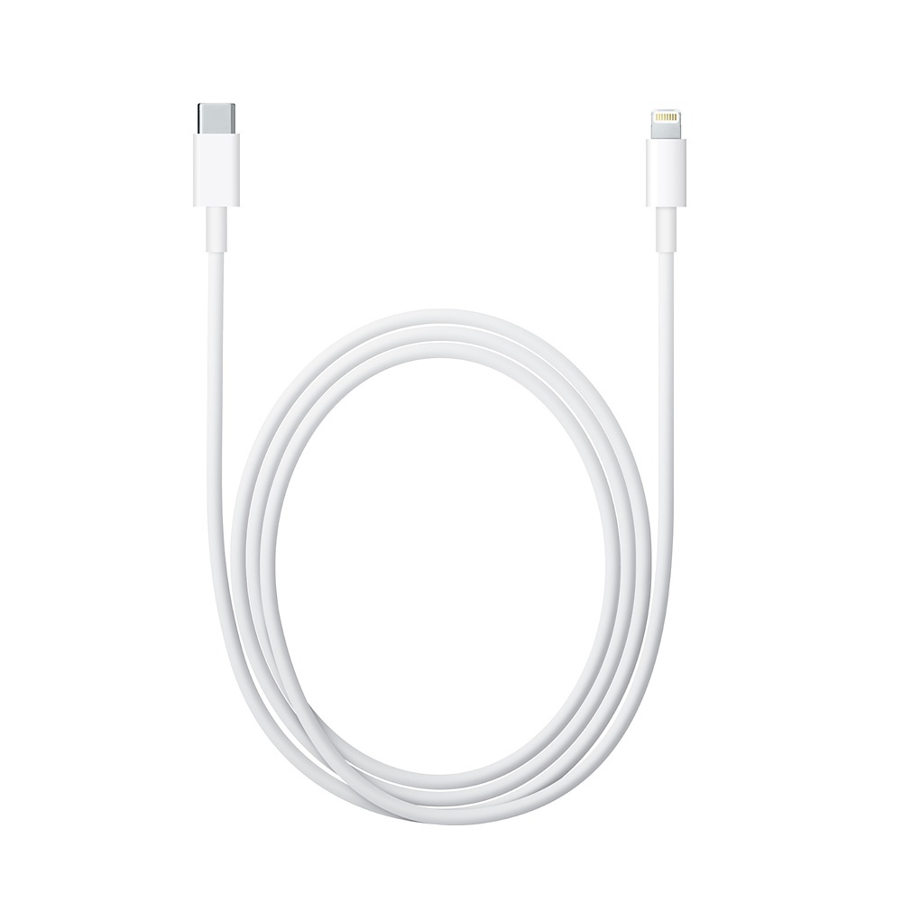 Apple Cable USB C Macho - Lightning Macho, 1 Metro, Blanco