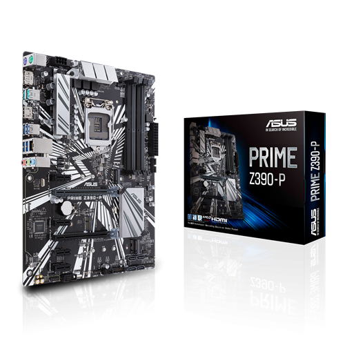 Tarjeta Madre ASUS ATX PRIME Z390-P, S-1151, Intel Z390, HDMI, 64GB DDR4 para Intel ― Compatibles solo con 8va y/o  9va Generación (Revisar modelos aplicables)