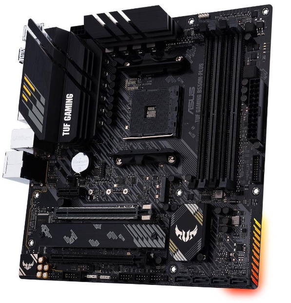 Tarjeta Madre ASUS Micro ATX B550M PLUS TUF Gaming, S-AM4, AMD B550, HDMI, max. 128GB DDR4 para AMD — Requiere Actualización de BIOS para la Serie Ryzen 5000