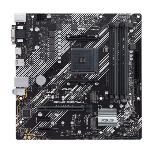 Tarjeta Madre ASUS Micro ATX PRIME B550M-K, S-AM4, AMD B550, HDMI, 128GB DDR4 para AMD ― Requiere Actualización de BIOS para la Serie Ryzen 5000