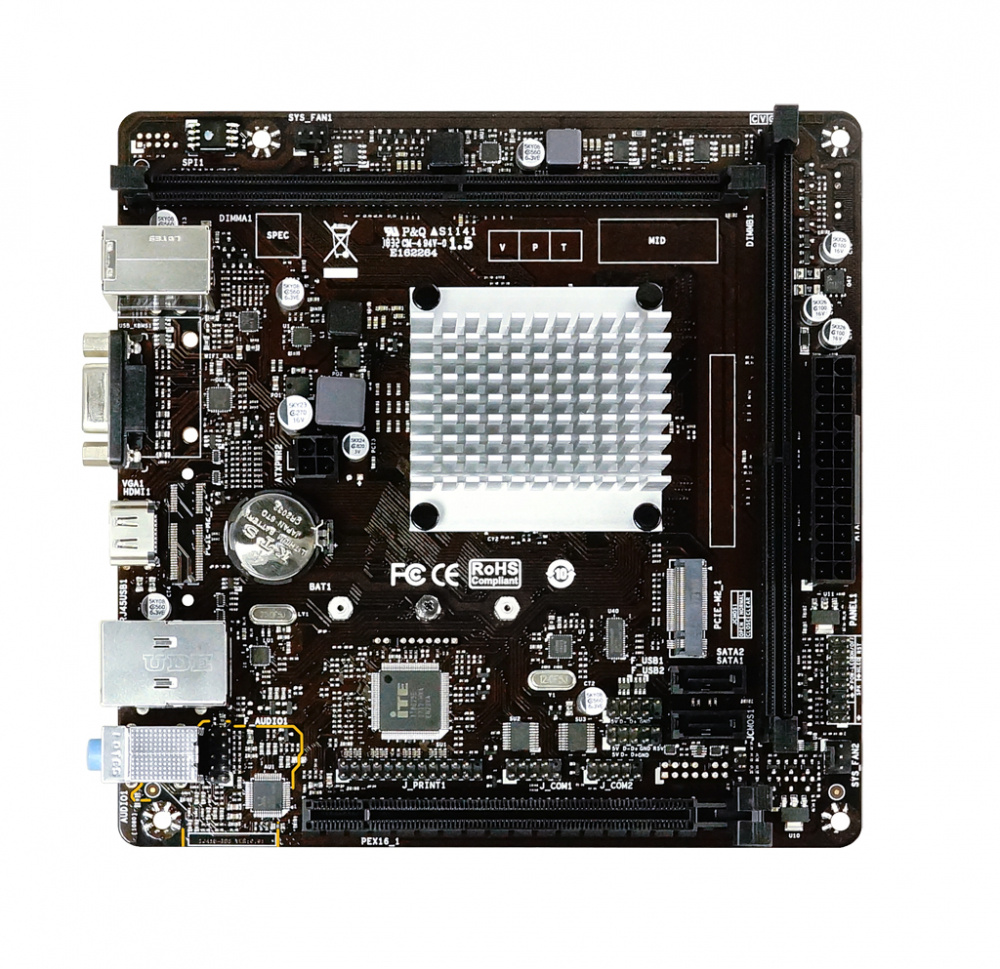 Tarjeta Madre Biostar mini ITX J4105NHU, Intel J4105, HDMI, 8GB DDR4 para Intel