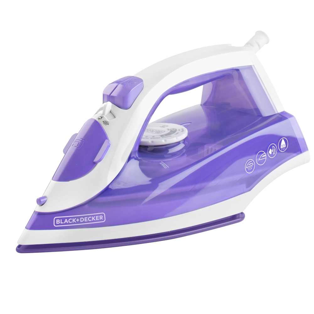 Compra Black & Decker Plancha Vapor-Seco Suela Antiadherente 1200W ...