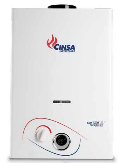 Compra Cinsa Calentador De Agua CIN-13 BAS, Gas Natural, 13 L/H,CIN-13 ...