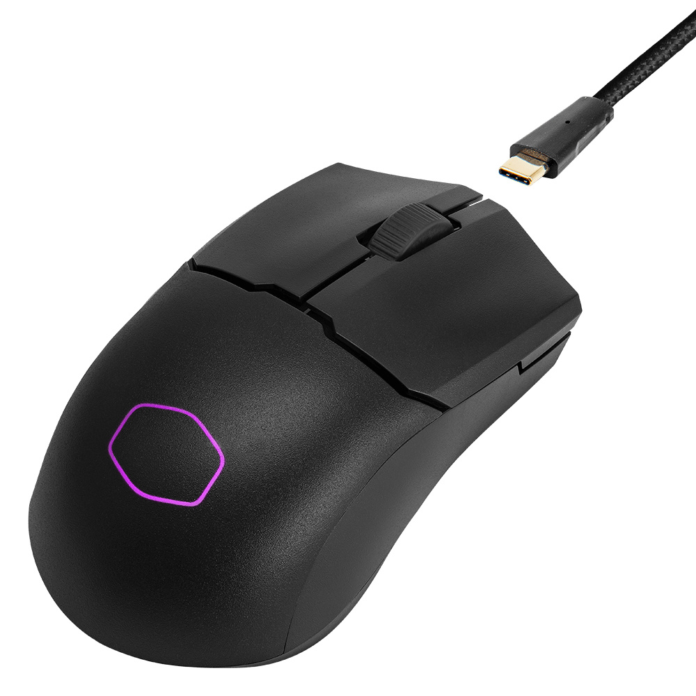 Mouse Gamer Cooler Master Óptico MM712, Alámbrico/Inalámbrico, USB, 19.000DPI, Negro