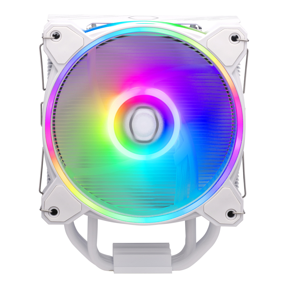 Disipador CPU Cooler Master Hyper 212 Halo White, 120mm, 650 - 2050RPM, Blanco