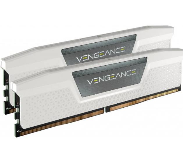 Kit Memoria RAM Corsair Vengeance DDR5, 5200MHz, 64GB (2 x 32GB), CL40, XMP, Blanco
