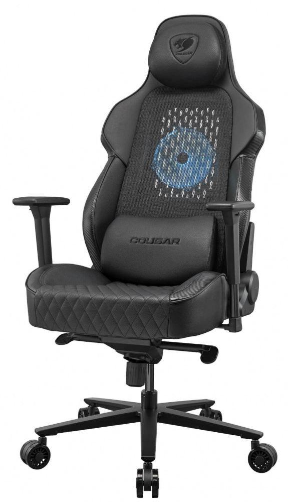 Cougar Silla Gamer NxSys Aero, hasta 160kg, Negro