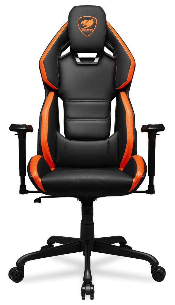 Cougar Silla Gamer HOTROD, hasta 136kg, Negro/Naranja