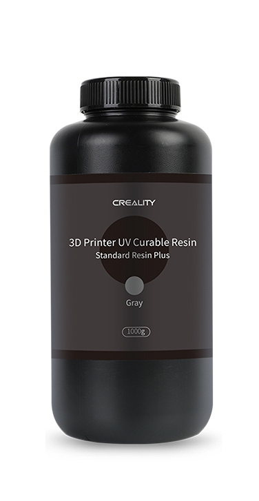 Creality Resina para Impresora 3D 3302020090, Rígida Estándar Plus, 1Kg, Negro