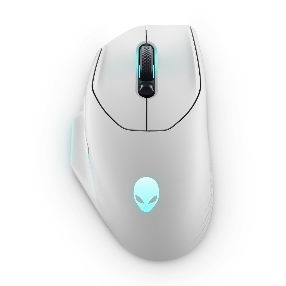 Mouse Gamer Alienware Óptico AW620M, Inalámbrico, USB, 26.000DPI, Blanco