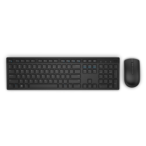 Kit de Teclado y Mouse Dell KM636, Inalámbrico, USB , Negro (Español)