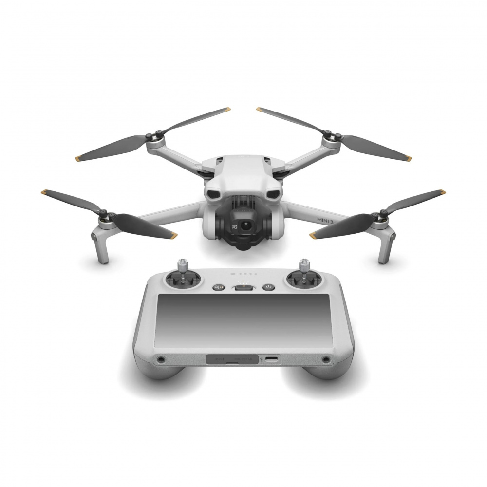 Drone DJI Mini 3 con Cámara 4K, 4 Rotores, hasta 9.997 Metros, Blanco