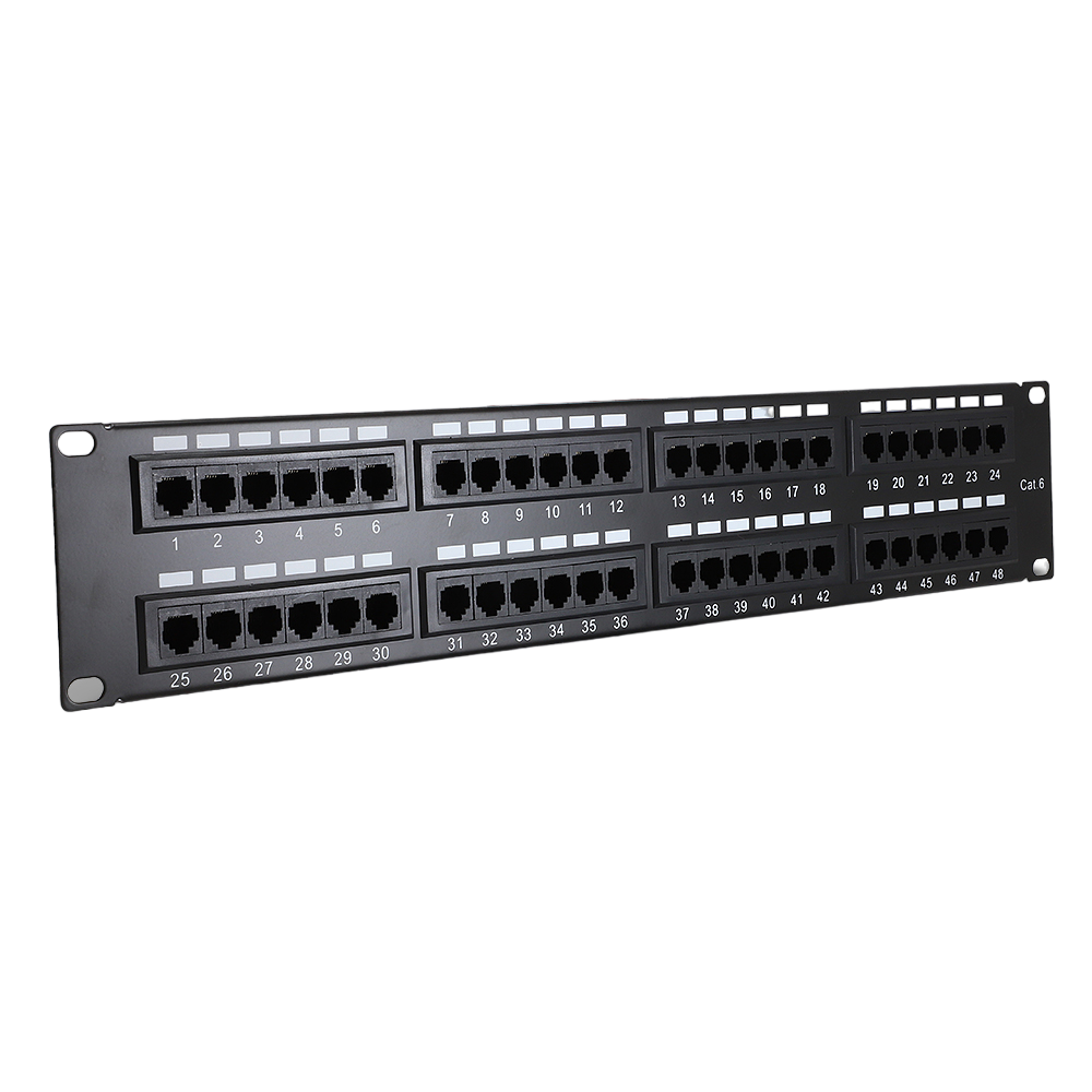 Compra Enson Panel De Parcheo Cat6 48 Puertos 2U, ENS-PA48P7 ...