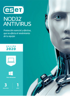 Eset NOD32 Antivirus, 3 Usuarios, 1 Año, Windows