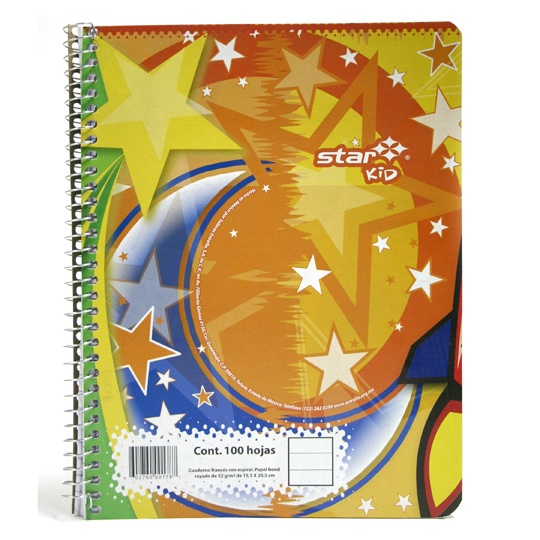 Estrella Cuaderno Forma Francesa De Raya 100 Hojas 178 Abasteomx 2672