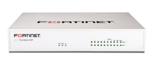 Firewall Fortinet FortiGate 60F, Alámbrico, 10Gbit/s, 10x RJ-45, Incluye Garantía FortiCare y Licencia FortiGuard 24x7 UTP 1 Año ― ¡Limitado a 5 unidades!