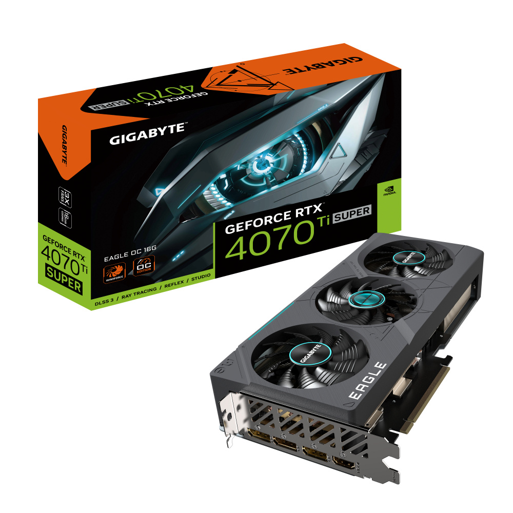 Tarjeta de Video Gigabyte NVIDIA GeForce RTX 4070 Ti SUPER EAGLE OC 16G, 16GB 256-bit GDDR6X, PCI Express 4.0