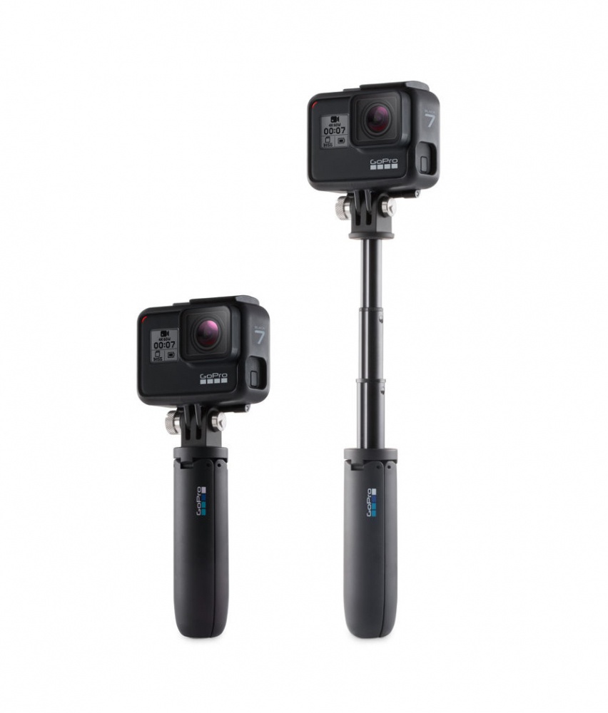 GoPro Shorty Mount + Tripie, Negro