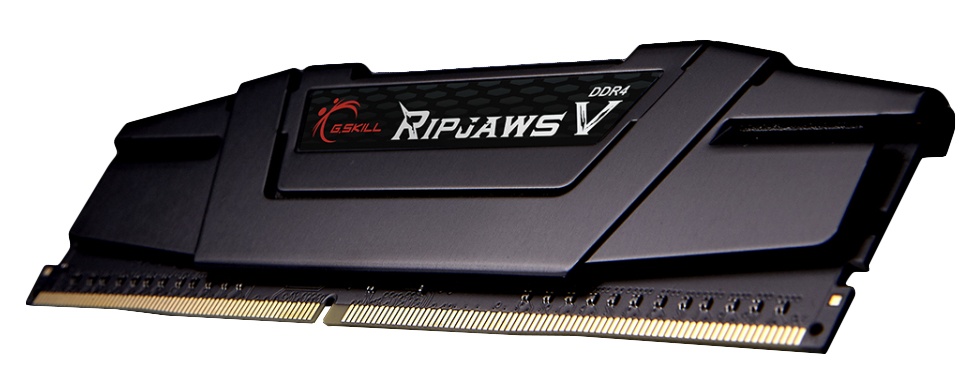 Memoria RAM G.Skill DDR4 RipjawsV Black, 3200MHz, 16GB, Non-ECC